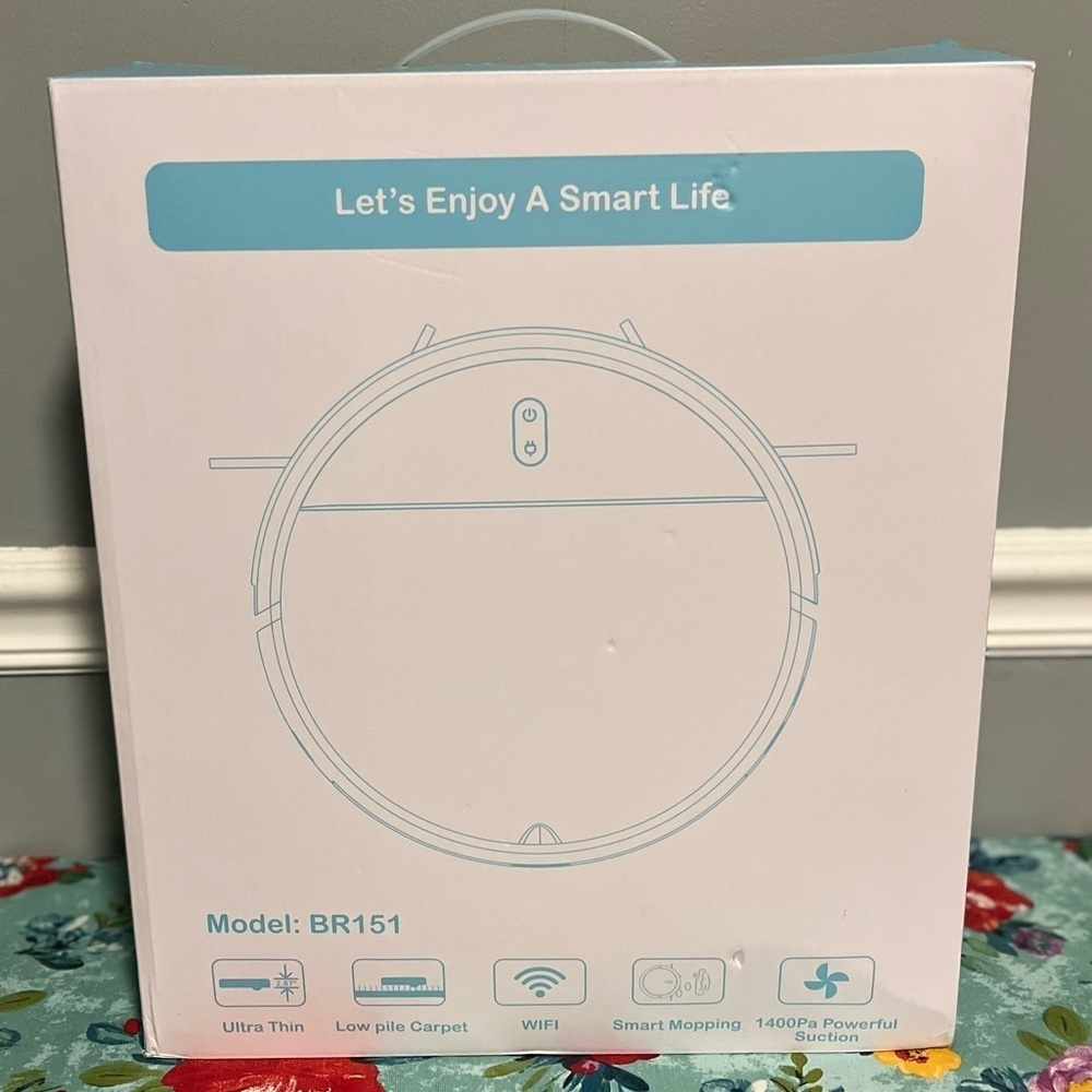 New Robot Vacuum and Mop 2 in 1 WiFi, Model: BR151